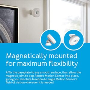 Aeotec SmartThings Motion Sensor, Zigbee, Magnetic Mounting, Works with Smart Home Hub and Compatible Zigbee Hubs