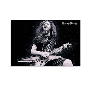 dimebag darrell poster decorative painting canvas wall art living room posters bedroom painting 16x24inch(40x60cm)