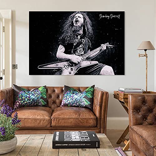 Dimebag Darrell Poster Decorative Painting Canvas Wall Art Living Room Posters Bedroom Painting 16x24inch(40x60cm)