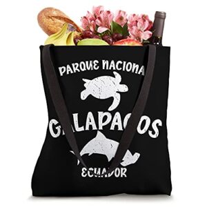 Turtle National Park Shirt Hammerhead Shark Galapagos Park Tote Bag