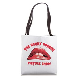 the rocky horror picture show lips tote bag