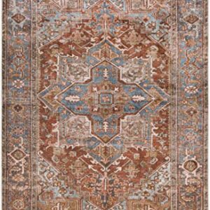 Artistic Weavers Stacia Oriental Washable Area Rug, 5 ft x 7 ft 6 in, Red/Blue