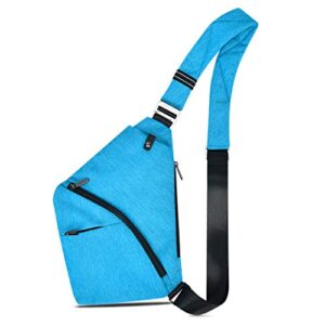 osoce anti-theft waterproof shoulder backpack sling chest crossbody bag cover pack rucksack bicycle sport