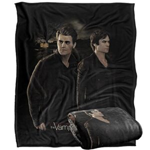 vampire diaries brothers officially licensed silky touch super soft throw blanket 50″ x 60″