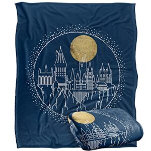 harry potter hogwarts full moon line officially licensed silky touch super soft throw blanket 50″ x 60″