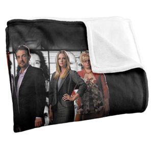 Criminal Minds The Brain Trust Officially Licensed Silky Touch Super Soft Throw Blanket 50" x 60"