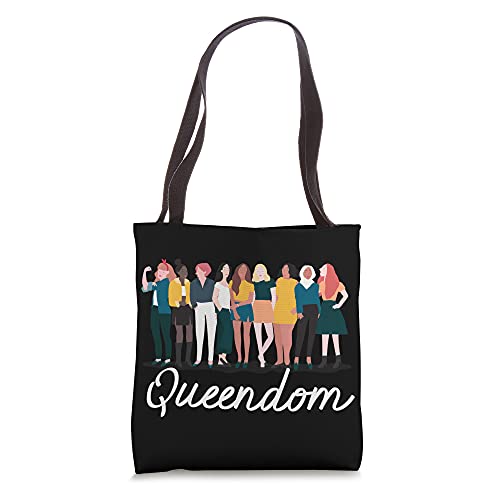 Queendom Feminist Feminism Womens Rights Female Emancipation Tote Bag