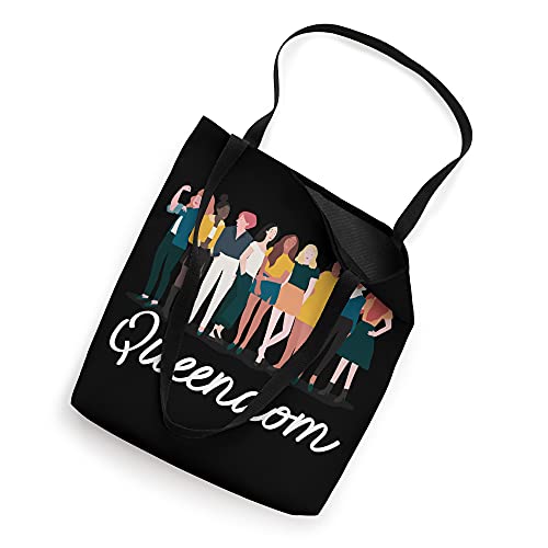 Queendom Feminist Feminism Womens Rights Female Emancipation Tote Bag