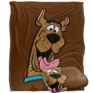 scooby-doo scooby happy officially licensed silky touch super soft throw blanket 50″ x 60″