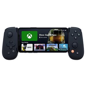 BACKBONE One Mobile Gaming Controller for iPhone - Turn Your iPhone into a Gaming Console - Play Xbox, PlayStation, Steam, Fortnite, COD, Genshin & More [1 Month Xbox Game Pass Ultimate Included]