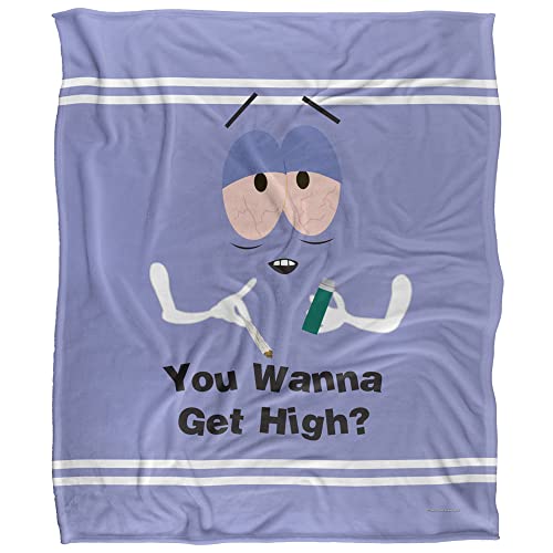 South Park Towelie Wanna Get High Officially Licensed Silky Touch Super Soft Throw Blanket 50" x 60"