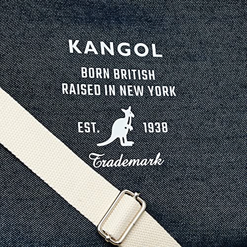 KANGOL(カンゴール) Thick Cotton Canvas 2-Way Shoulder Mother's Bag 3 Room Type L, Navy/Denim