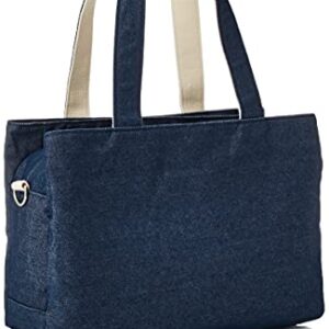KANGOL(カンゴール) Thick Cotton Canvas 2-Way Shoulder Mother's Bag 3 Room Type L, Navy/Denim