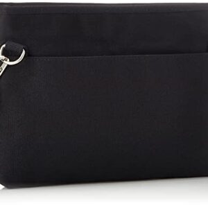 KANGOL(カンゴール) Thick Cotton Canvas 2-Way Clutch Bag, Black (Black 19-3911tcx)