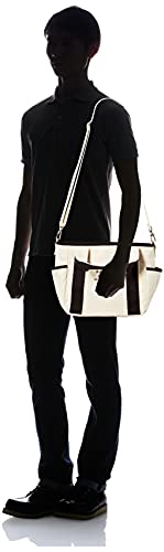 KANGOL(カンゴール) Thick Cotton Canvas 2-Way Shoulder Bag, Boat Shape, M, wht