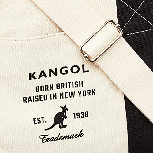 KANGOL(カンゴール) Thick Cotton Canvas 2-Way Shoulder Bag, Boat Shape, M, wht