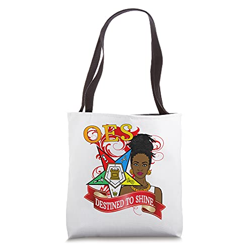 Order Of The Eastern Star Diva OES Emblem Mason Logo Sistar Tote Bag