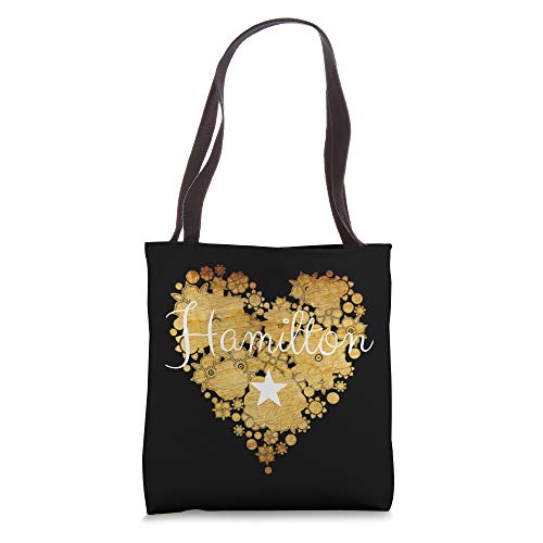 I Love Hamilton Heart | Gift for Teenage Girl Women Tote Bag