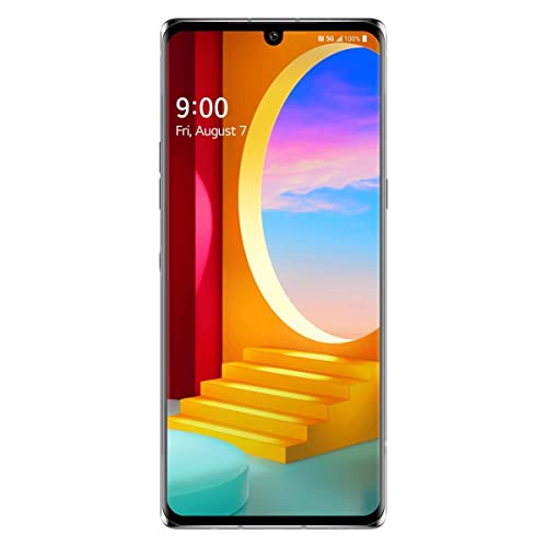 LG Velvet 5G (128GB, 6GB RAM) 6.8" OLED, Snapdragon 765, 48MP 4K Camera, US 5G/Global 4G LTE T-Mobile Unlocked (AT&T, Metro, Straight Talk, Latin) LM-G900TM (Aurora White) (Renewed)