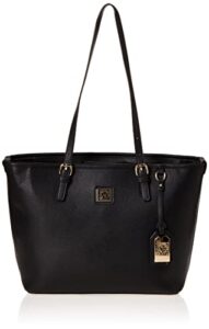 anne klein womens carry all tote, black, one size us