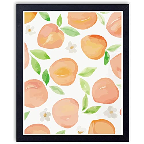 VIYZZX Funny Bathroom Decor Quotes Wall Art Hello Sweet Cheeks Prints Set Of Four Photos 8x10 Watercolor Peach Bathroom Sign Toilet Restroom Decor