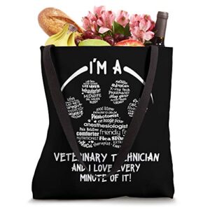 Veterinary Technician Appreciation Vet Tech Tote Bag