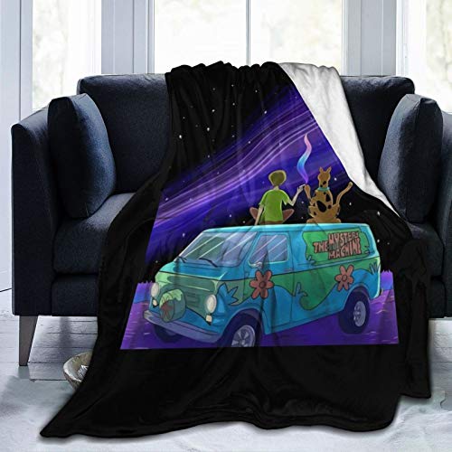 Bheovkv Smoking Trip Best Cozy-Soft Travel Blanket Throw Blanket Ultra Soft Microplush Flannel Fleece Blanket for Sofa Couch 50"X40"