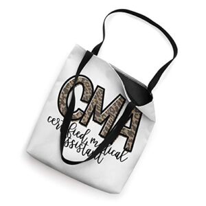 CMA Certified Medical Assistant Cute Nurse Tote Bag