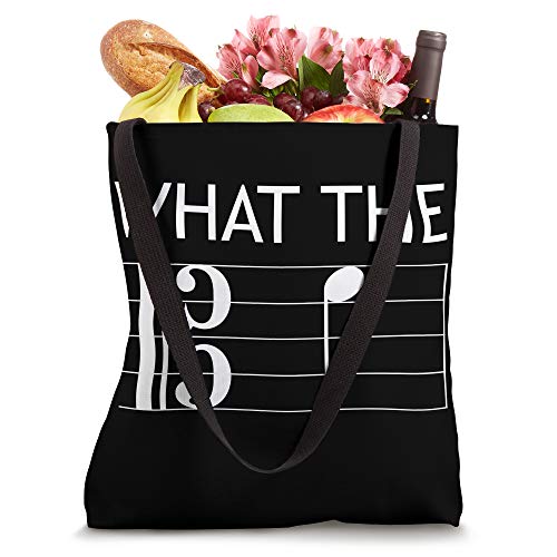 What the F Alto Clef Viola Music Tote Bag