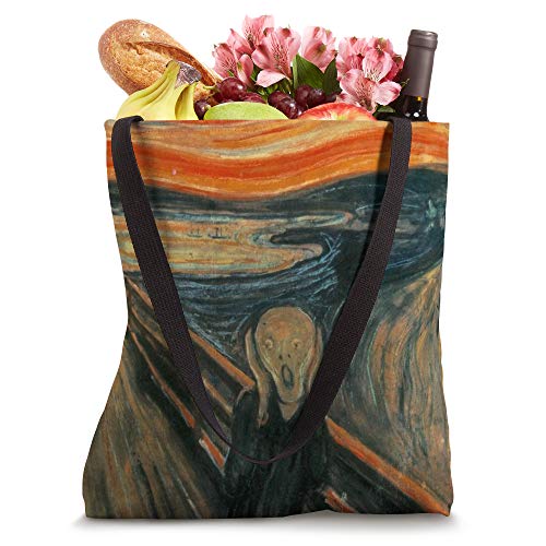 The Scream by Edvard Expressionism Munch Art Tote Bag