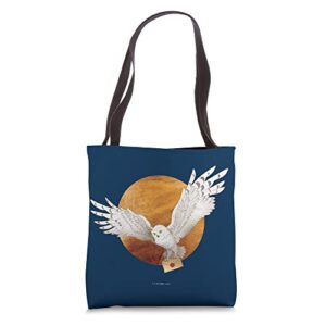 harry potter hedwig and the moon tote bag