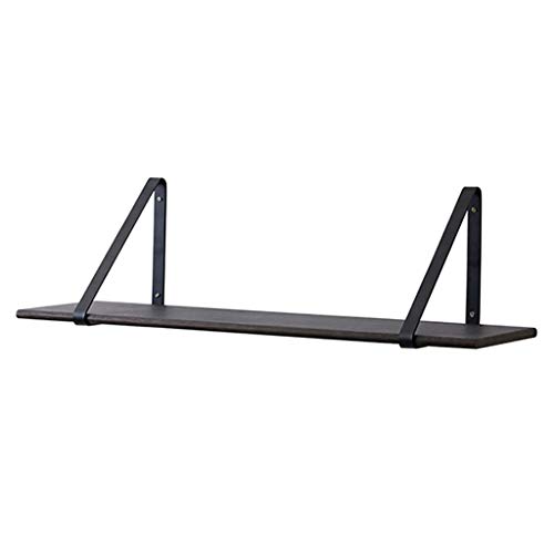 Tyoo Floating Shelf Triangular Modern Black Bracket Wall-Mounted Shelf Suitable for Home Decoration Living Room Bathroom, Bedroom Kitchen