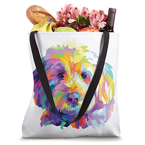 Goldendoodle Gift Labradoodle Cockapoo Color Pop Art Dog Mom Tote Bag