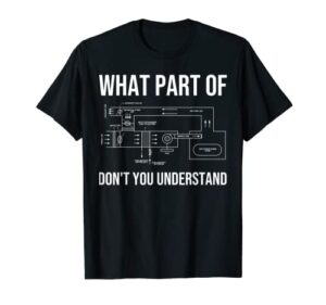 funny hvac design for men dad hvac installer engineers tech t-shirt