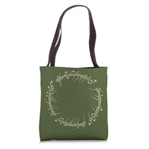 the lord of the rings one ring to rule them all tote bag