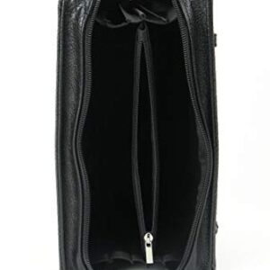 Black Vinyl The Raven Book Handbag Novelty Clutch Purse Crossbody Bag Edgar Allen Poe One Size