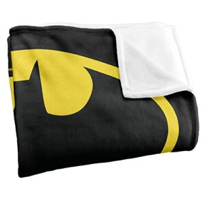 Batman Classic Logo Silky Touch Super Soft Throw Blanket 36" x 58",Classic Logo