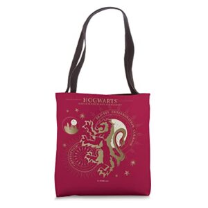 harry potter bravery, deterimation, courange, gryffindor tote bag