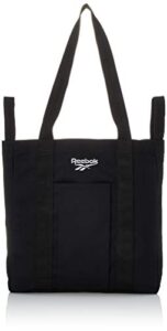 reebok unisex_adult cl fo tote gym bag, black, one size