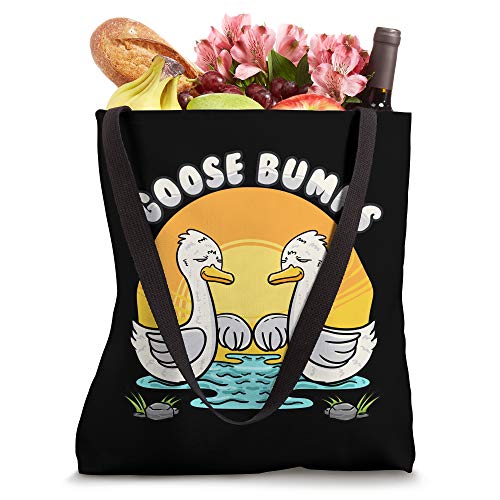 Goose Bumps Funny Goose Animal Jokes Puns Animal Lover Gift Tote Bag