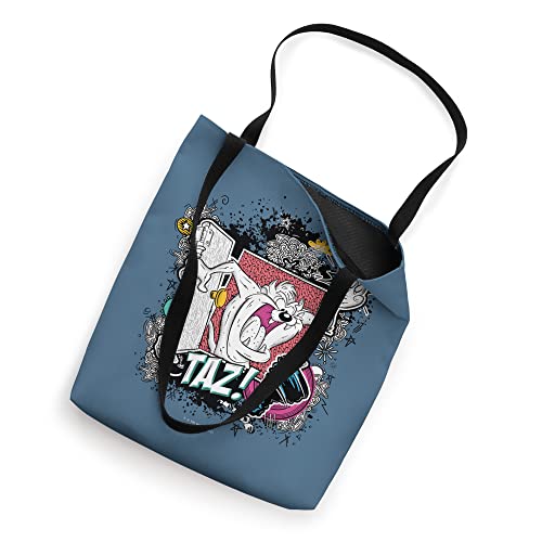 Looney Tunes Taz Breaks Doors Tote Bag