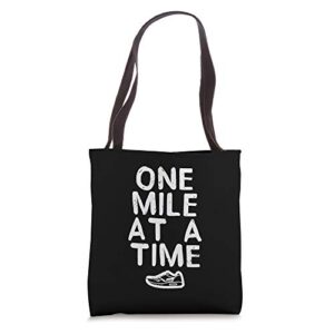 funny running quote funny marathon runners gift tote bag