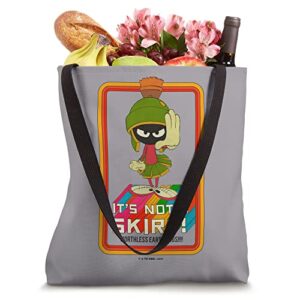 Looney Tunes Marvin Martian Not a Skirt Tote Bag