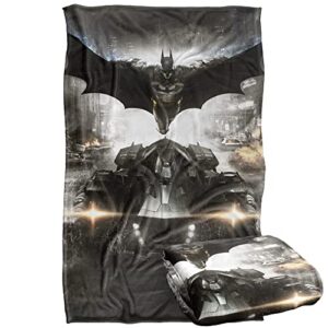 batman arkham knight poster silky touch super soft throw blanket 36″ x 58″,poster