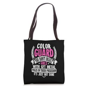 Color Guard Gift For A Colorguard Tote Bag