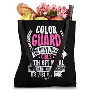 Color Guard Gift For A Colorguard Tote Bag