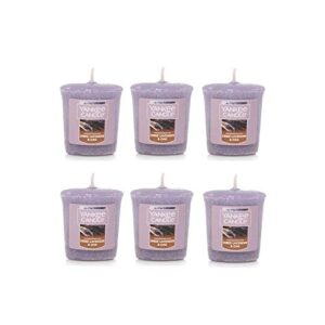 yankee candle lot 6 dried lavender & oak votive candles