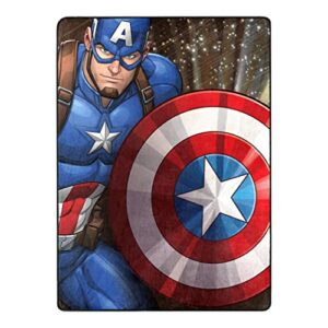 northwest captain america our captain silk touch throw blanket, 46″ x, 60″