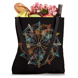 French Horn Vintage Marching Band Musician Tote Bag