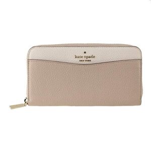 Kate Spade New York Large Continental Leather Wallet in Warm Beige Multi